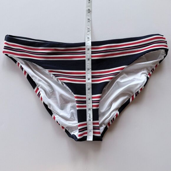 NWT La Blanca Sailor Stripe Hipster Bikini Bottoms in Navy, Red, White & Pink 12 - Picture 11 of 11
